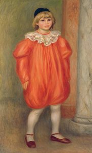 Claude Renoir in een clownskostuum